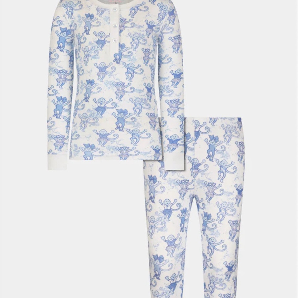 Roller rabbit x love shack fancy pajamas kids size 14- SOLD OUT